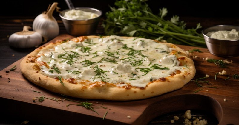  Drizzle on the Flavor: Homemade Garlic Ranch Sauce for Irresistible Pizza